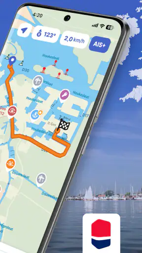 Waterkaarten: Vaar Navigatie screenshot