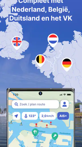 Waterkaarten: Vaar Navigatie screenshot