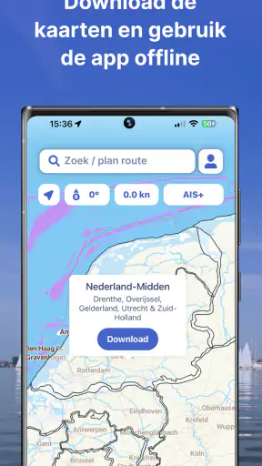 Waterkaarten: Vaar Navigatie screenshot