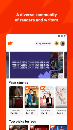 Wattpad - Waar verhalen leven screenshot