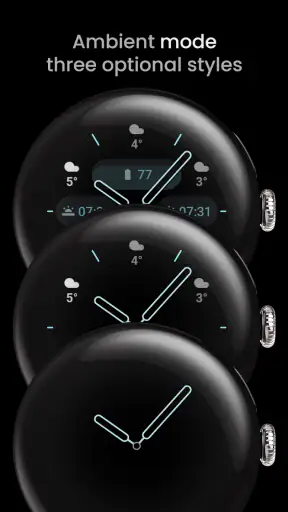 Weather Analog: Watch face screenshot
