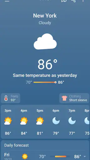 Weather & Clima - Weather Sky screenshot