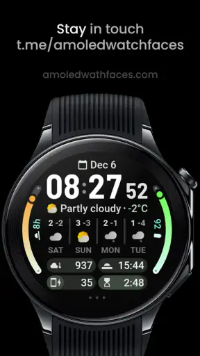 Weather Forecast Watch Face screenshot
