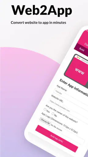 Web2App Pro: Website to App screenshot