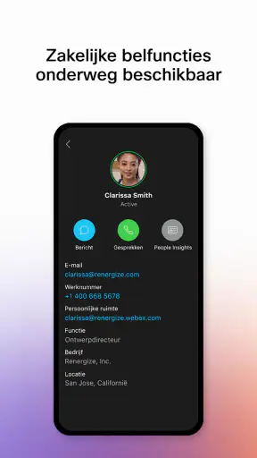 Webex screenshot