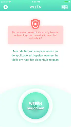 Weeën Timer 9m - Zwangerschap screenshot