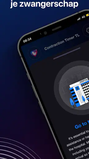 Weeën Timer TL - Zwangerschap screenshot