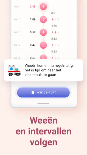 Weeëntimer & teller screenshot