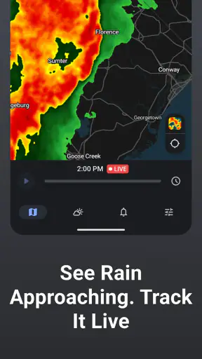 Weer door Rain Viewer screenshot