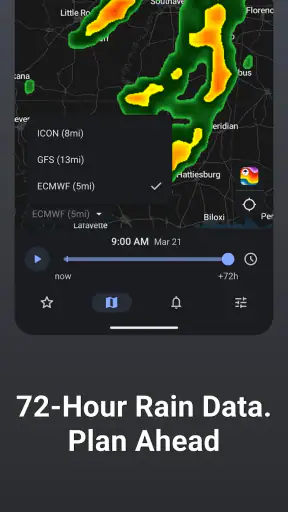 Weer door Rain Viewer screenshot