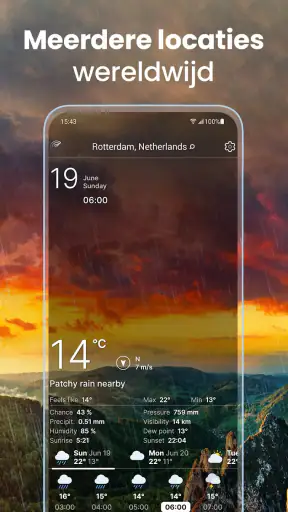Weer Live° - Weerbericht screenshot