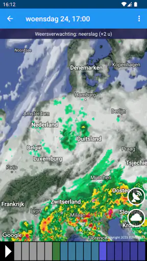 Weer Nederland XL PRO screenshot