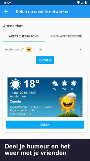 Weer Nederland XL PRO screenshot