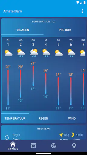 Weer Nederland XS PRO screenshot