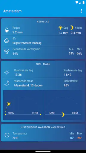 Weer Nederland XS PRO screenshot