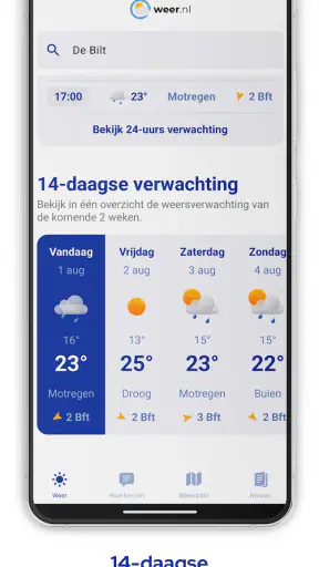 Weer.nl screenshot