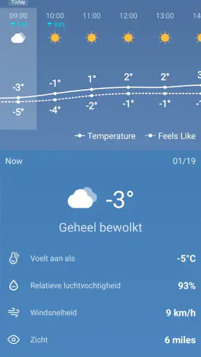 Weer - Weer Live screenshot