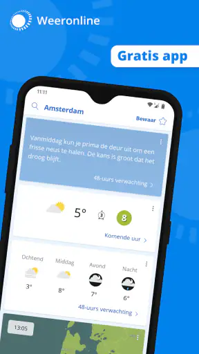 Weeronline: buien & UV-index screenshot