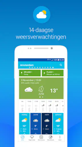 Weerplaza - complete weer app screenshot