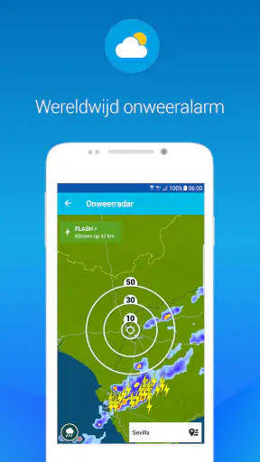 Weerplaza - complete weer app screenshot