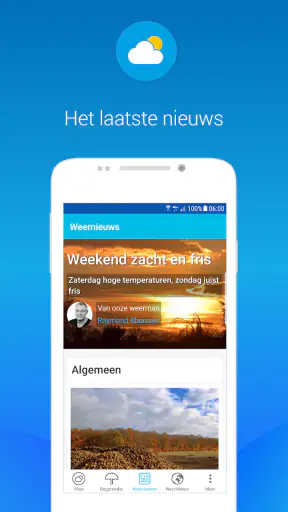 Weerplaza - complete weer app screenshot
