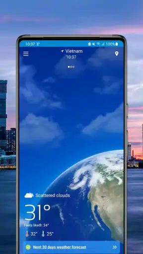 Weersvoorspelling (Radarkaart) screenshot