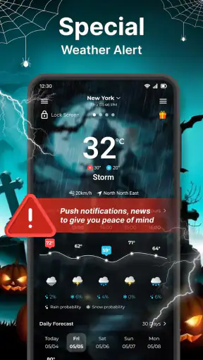 Weervoorspelling screenshot
