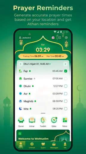 WeMuslim: Athan, Qibla&Quran screenshot