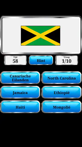 Wereld Geografie - Quiz Spel screenshot