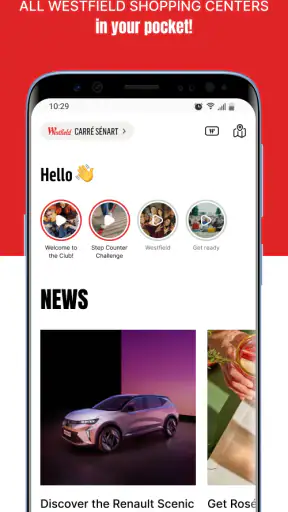 Westfield - shopping app screenshot