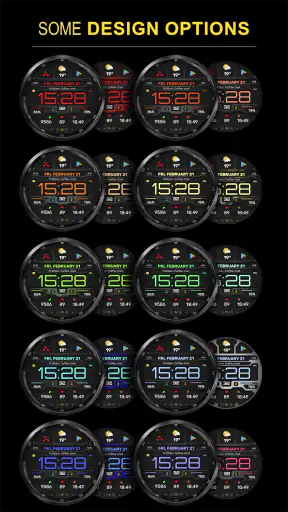 WFP 132 Digital watch face screenshot