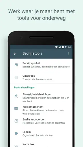 WhatsApp Business screenshot