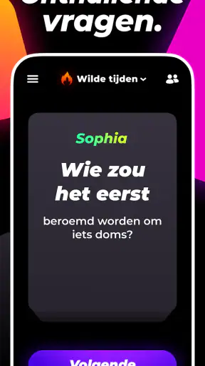 Wie zou het eerst? Drankspel! screenshot