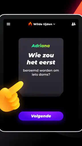 Wie zou het eerst? Drankspel! screenshot