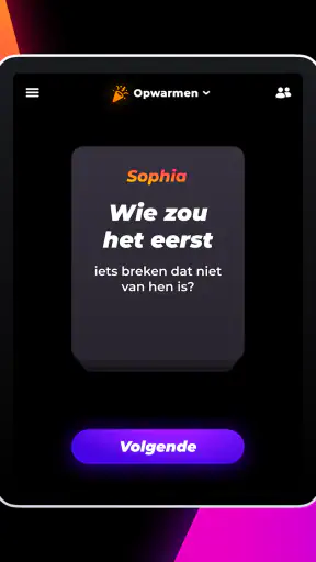 Wie zou het eerst? Drankspel! screenshot