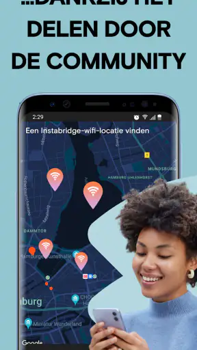 WiFi-wachtwoorden Instabridge screenshot
