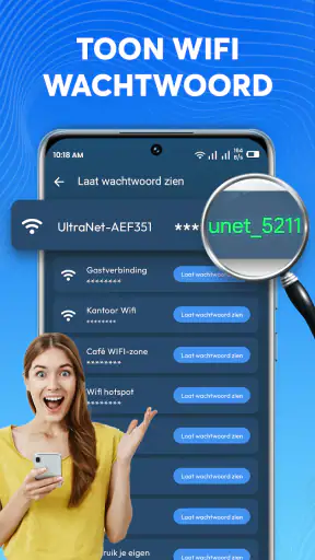 WiFi-wachtwoorden show screenshot