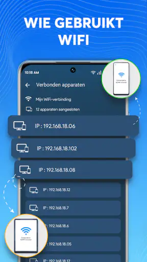 WiFi-wachtwoorden show screenshot