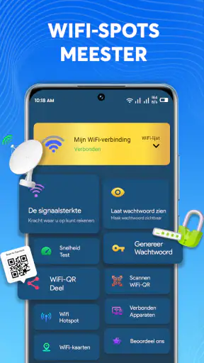 WiFi-wachtwoorden show screenshot