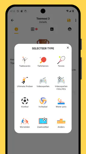 Winner - Toernooi Manager screenshot