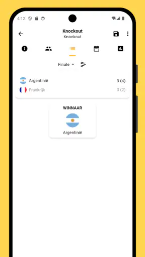Winner - Toernooi Manager screenshot