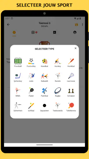 Winner - Toernooi Manager screenshot
