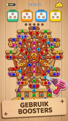 Woodle Screw: Moeren en bouten screenshot