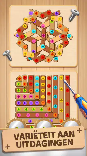 Woodle Screw: Moeren en bouten screenshot