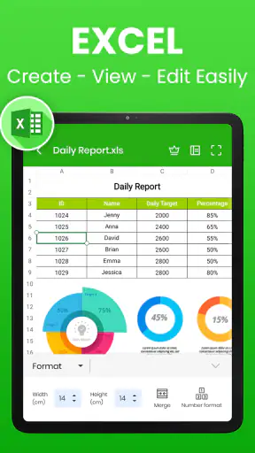Word Document: DOCX, PDF, XLSX screenshot