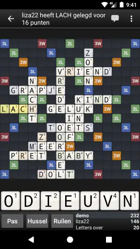 Wordfeud screenshot