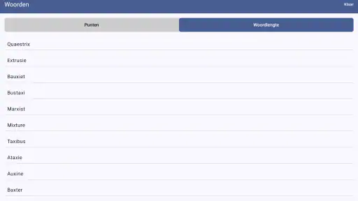 WordFeud Helper - vind woorden screenshot