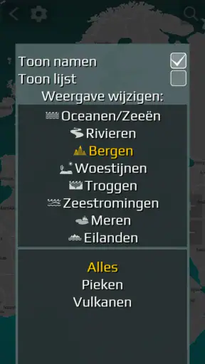 World Map Quiz screenshot