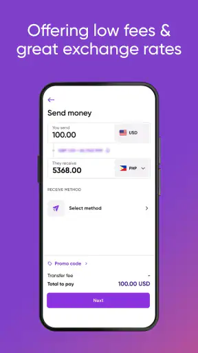 WorldRemit-app screenshot