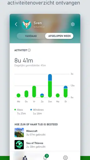 Xbox Family Settings screenshot